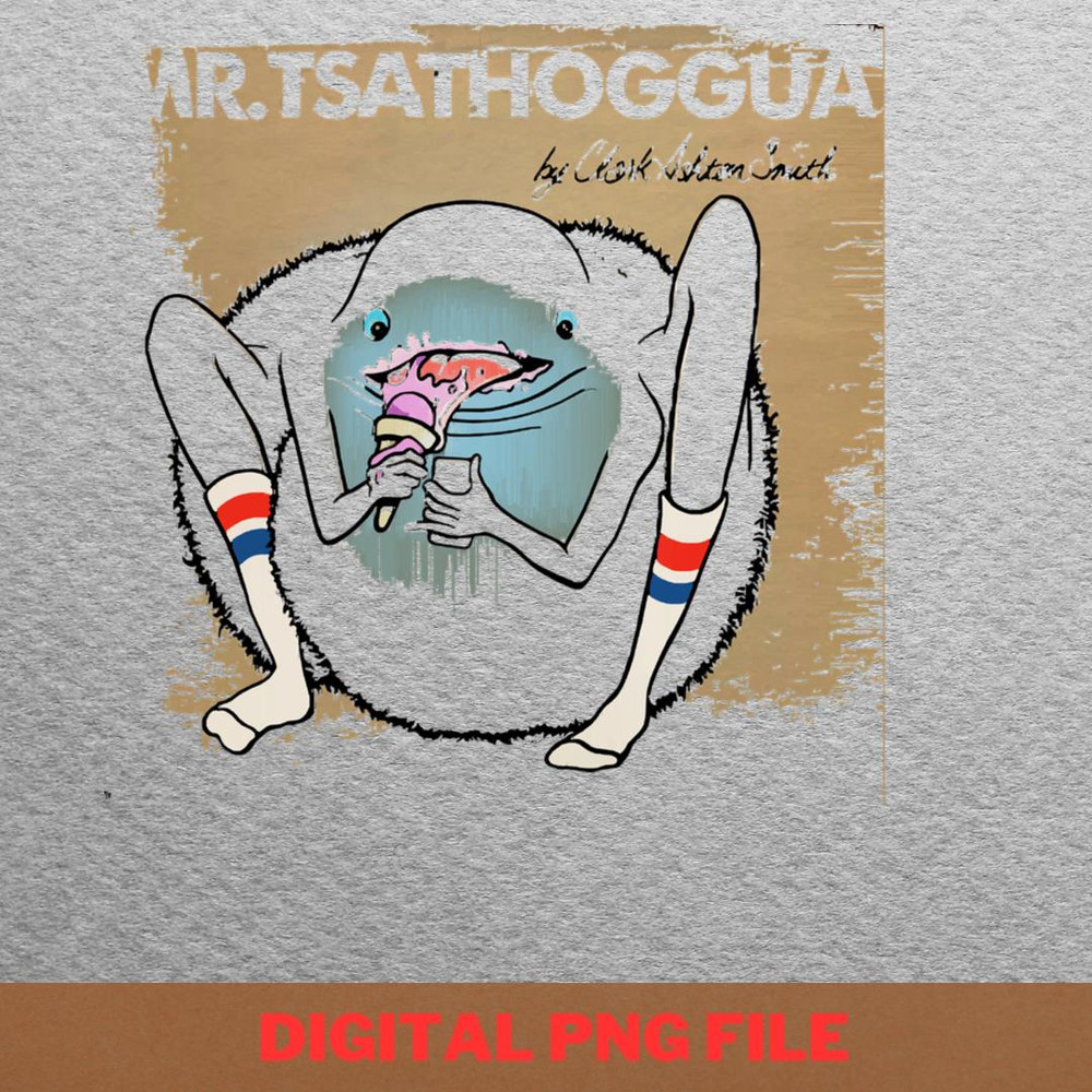 Call Of Cthulhu Vintage PNG, Hp Lovecraft PNG, Sea Monster Digital Png Files.jpg