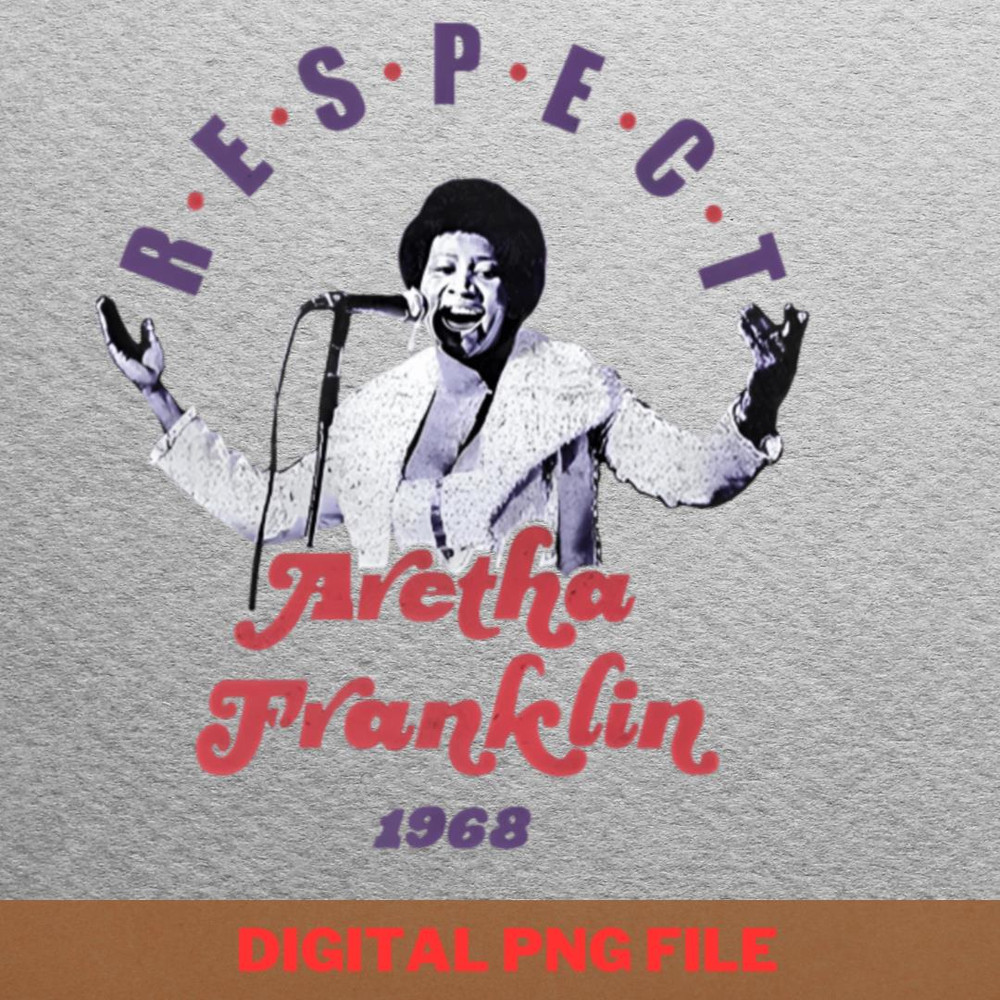Aretha Franklin Inspiring Voice PNG, Aretha Franklin PNG, Back Catalog Digital Png Files.jpg