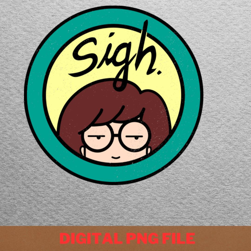 Daria Alternative Edge PNG, Daria Morgendorffer PNG, Beavis And Butthead Digital Png Files.jpg