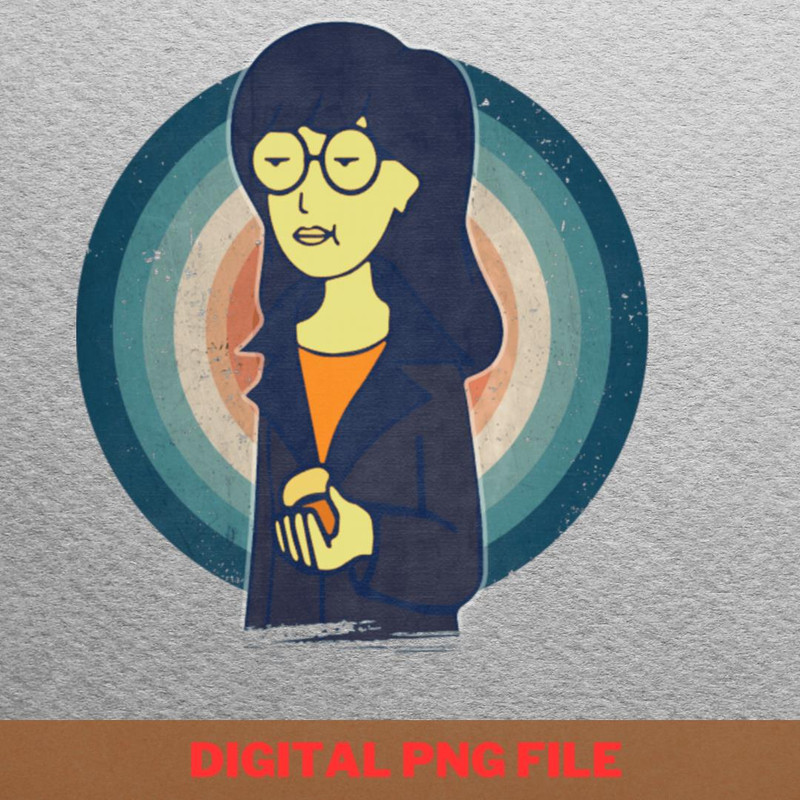 Daria Laidback Sarcasm PNG, Daria Morgendorffer PNG, Beavis And Butthead Digital Png Files.jpg