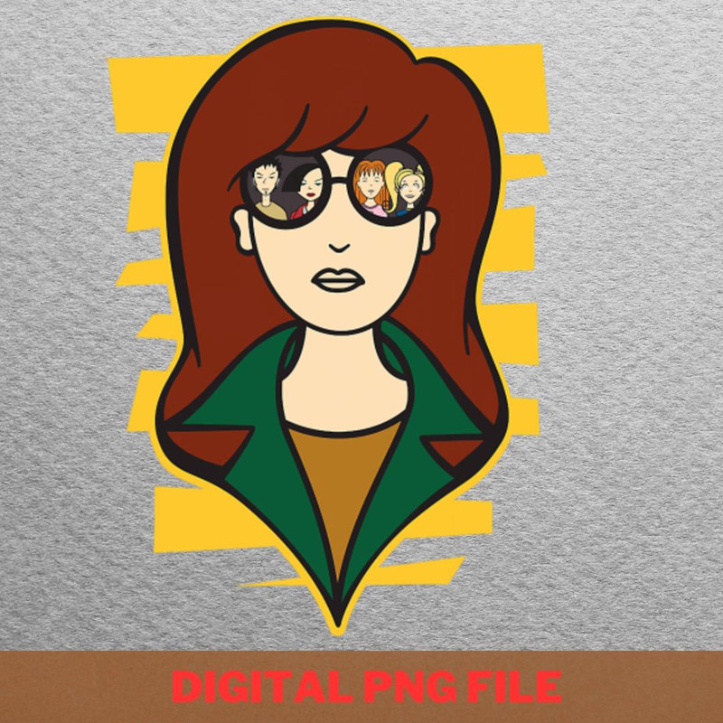 Daria Laidback Style PNG, Daria Morgendorffer PNG, Beavis And Butthead Digital Png Files.jpg