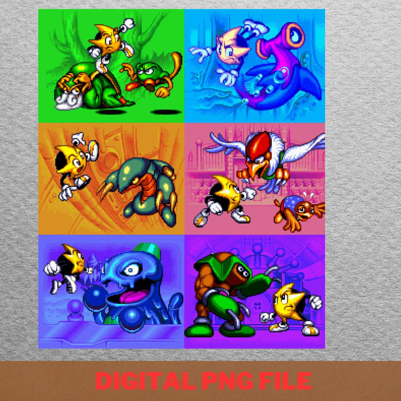 Mega Drive Action PNG, Mega Drive PNG, Gaming Digital Png Files.jpg