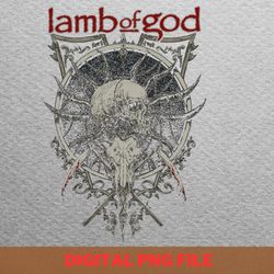 lamb of god artistic png, lamb of god png, heavy metal digital png files