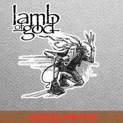 lamb of god thrash png, lamb of god png, heavy metal digital png files