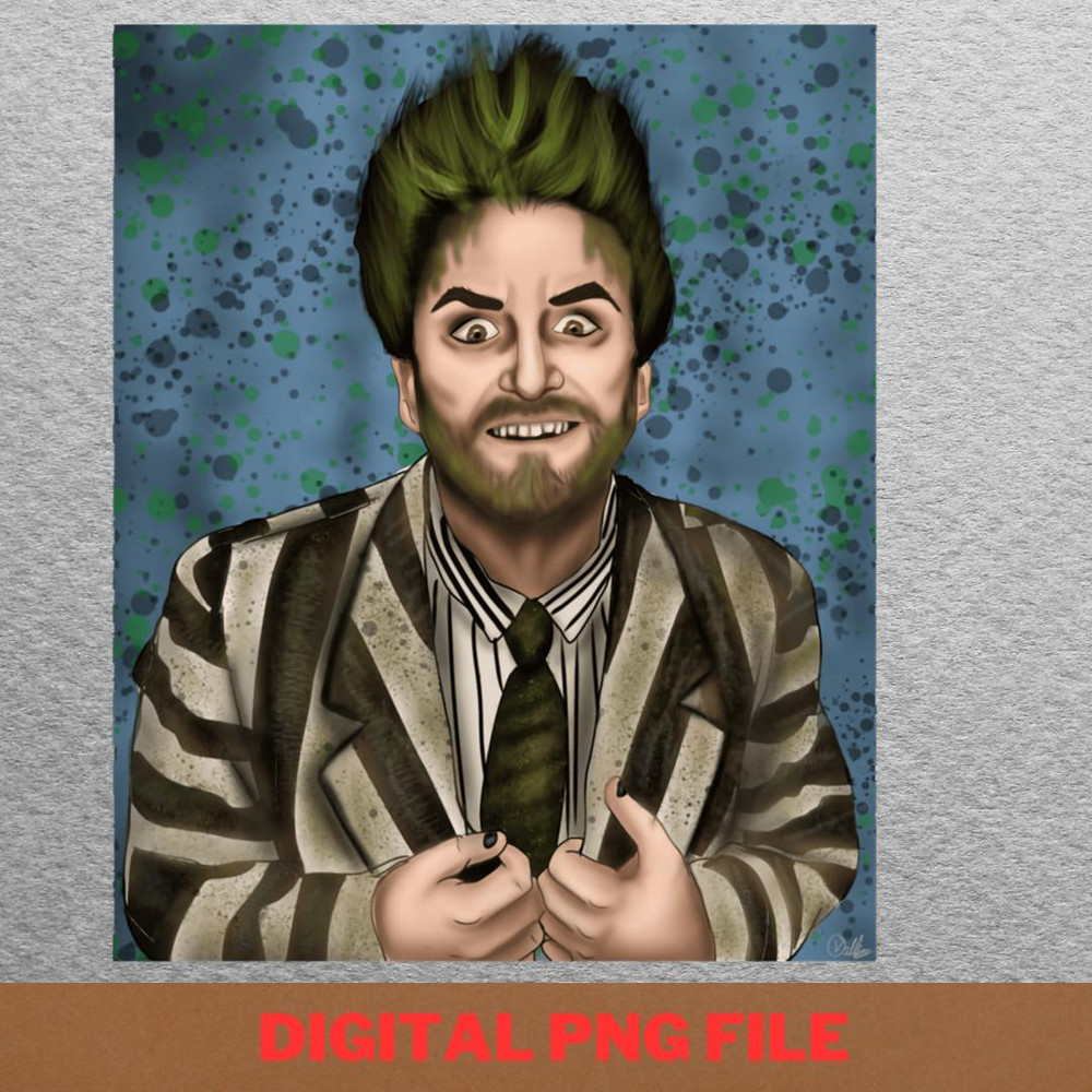 Beetlejuice Crazy Smirks PNG, Beetlejuice PNG, Tim Burton Digital Png Files.jpg