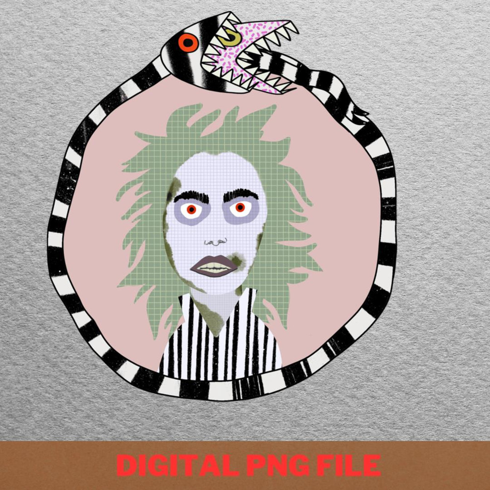 Beetlejuice Creepy Tunes PNG, Beetlejuice PNG, Tim Burton Digital Png Files.jpg