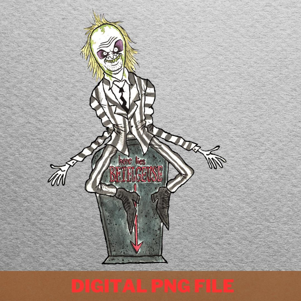 Beetlejuice Eccentric Laughter PNG, Beetlejuice PNG, Tim Burton Digital Png Files.jpg