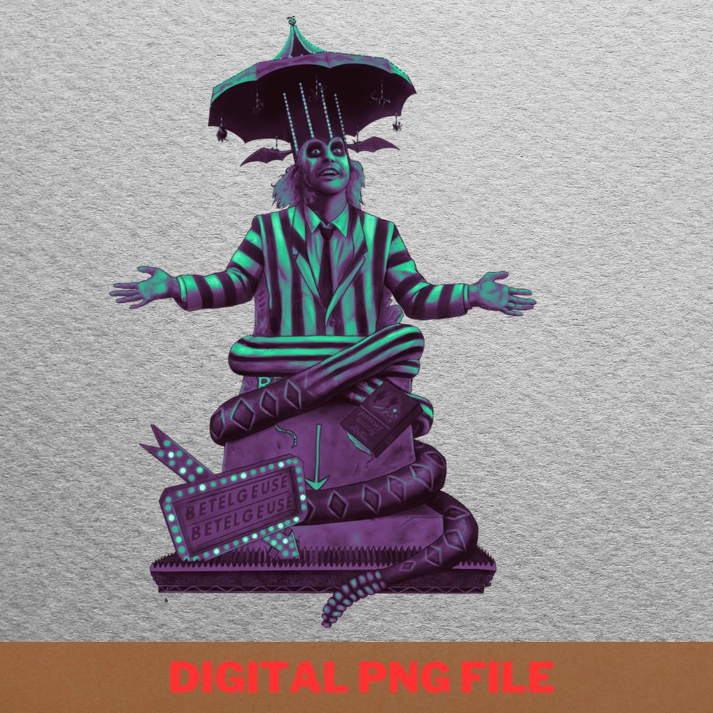 Beetlejuice Spectral Antics PNG, Beetlejuice PNG, Tim Burton Digital Png Files.jpg