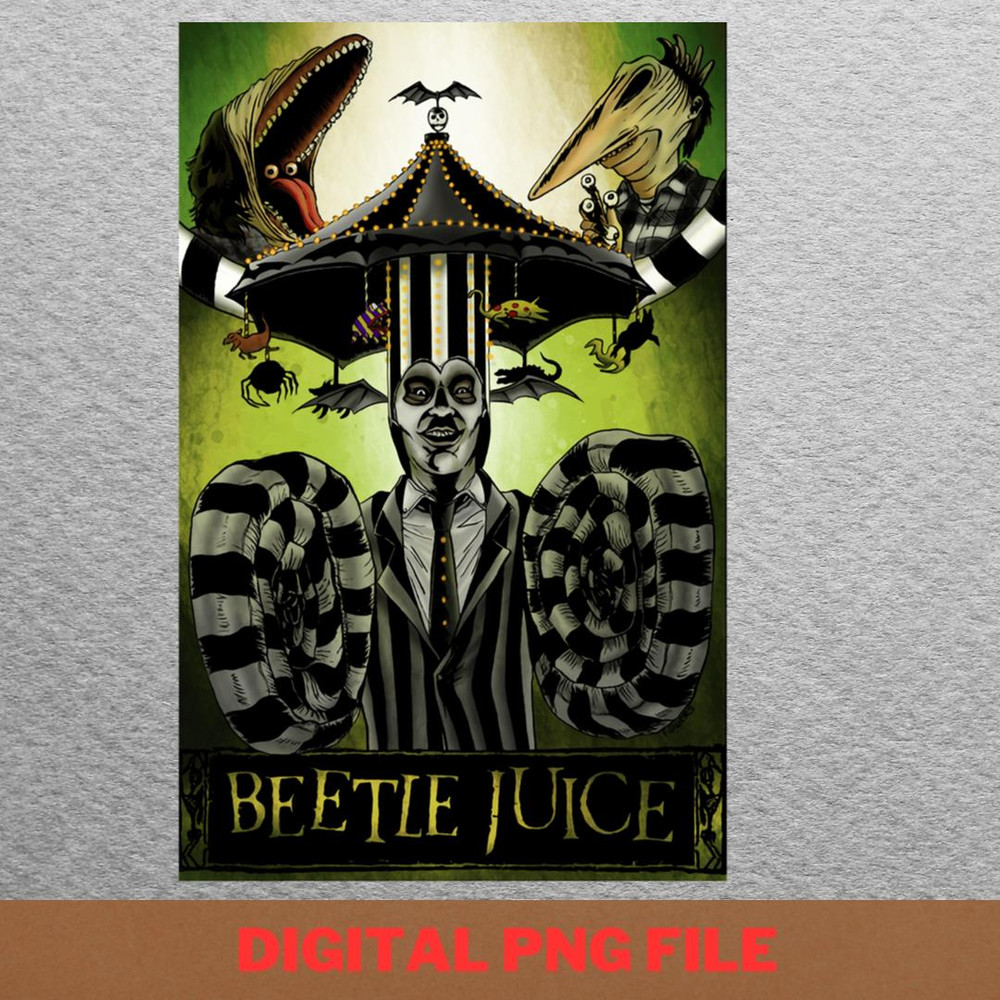 Beetlejuice Spooky Charm PNG, Beetlejuice PNG, Tim Burton Digital Png Files.jpg