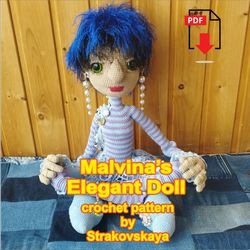TUTORIAL: Malvina's Elegant Doll crochet pattern