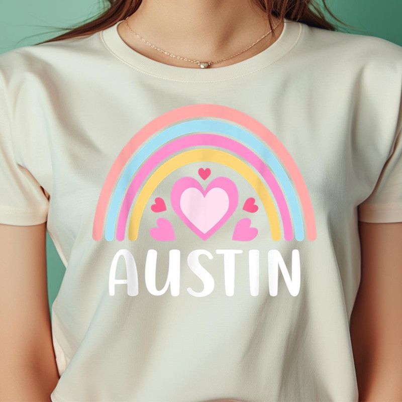 Austin Texas For Women Rainbow Hearts PNG, Rainbow Friends PNG, Roblox Rainbow Friends Digital Png Files.jpg