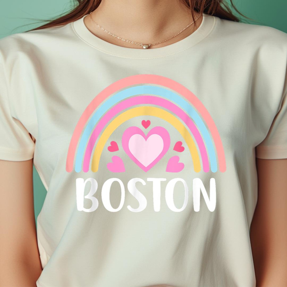 Boston Usa For Women Rainbow Hearts PNG, Rainbow Friends PNG, Roblox Rainbow Friends Digital Png Files.jpg