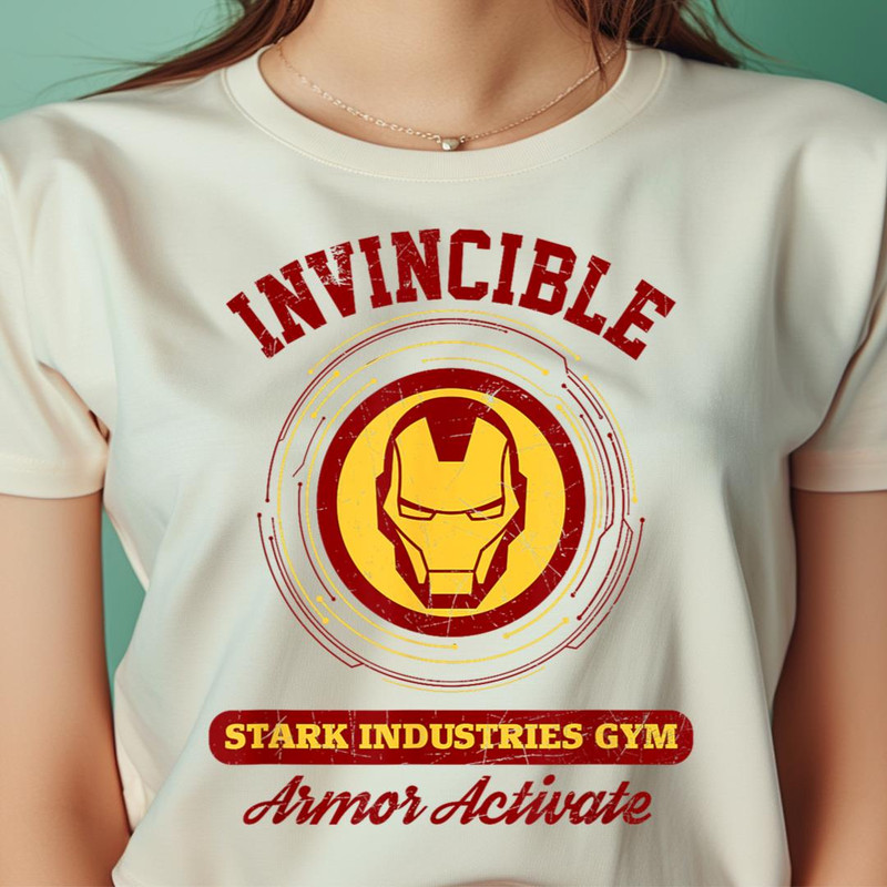 Marvel Iron Man Invincible Stark Industries Gym PNG, Iron Man PNG, Marvel Digital Png Files.jpg