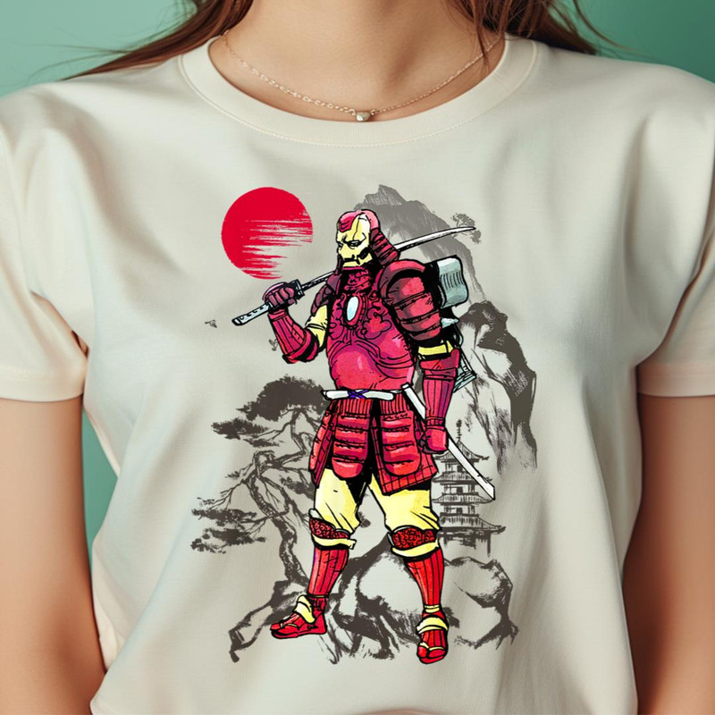 Marvel Iron Man Samurai Mountain Sunset PNG, Iron Man PNG, Marvel Digital Png Files.jpg