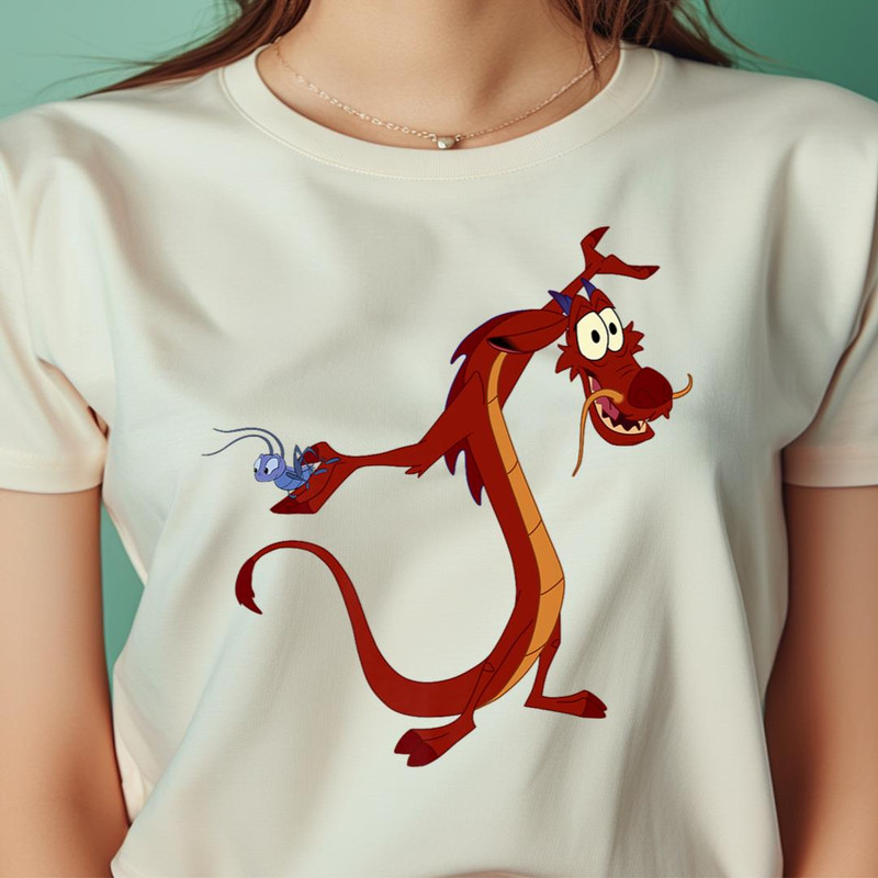 Disney Mulan Mushu Dragon And Cri-Kee Cricket Premium PNG, Cinderella PNG, Cinderella Castle Digital Png Files.jpg