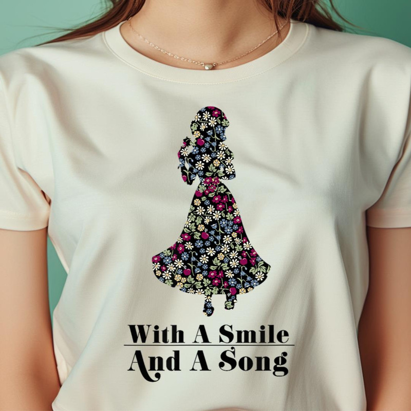 Disney Snow White Snow White Silhouette With A Smile Song PNG, Cinderella PNG, Cinderella Castle Digital Png Files.jpg