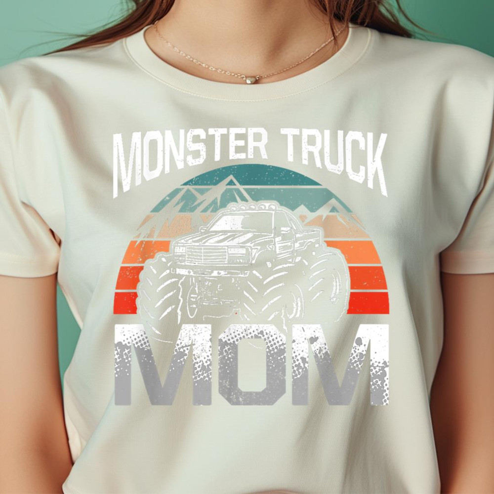 Vintage Monster Truck Mom Retro Monster Trucking PNG, Monsters Inc PNG, Monsters University Digital Png Files.jpg