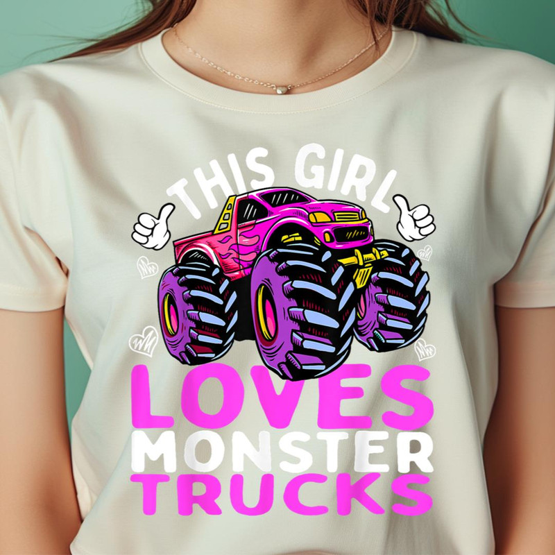 This Girl Loves Monster Trucks Girls Monster Truck Gift PNG, Monsters Inc PNG, Monsters University Digital Png Files.jpg