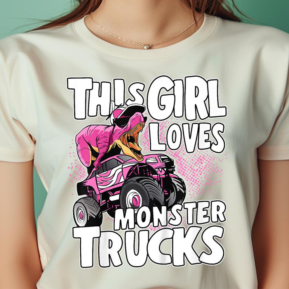 Kids Monster Truck Kids Toddler This Girl Loves Monster Trucks T-Shirt 269_T-Shirt_13-1.jpg