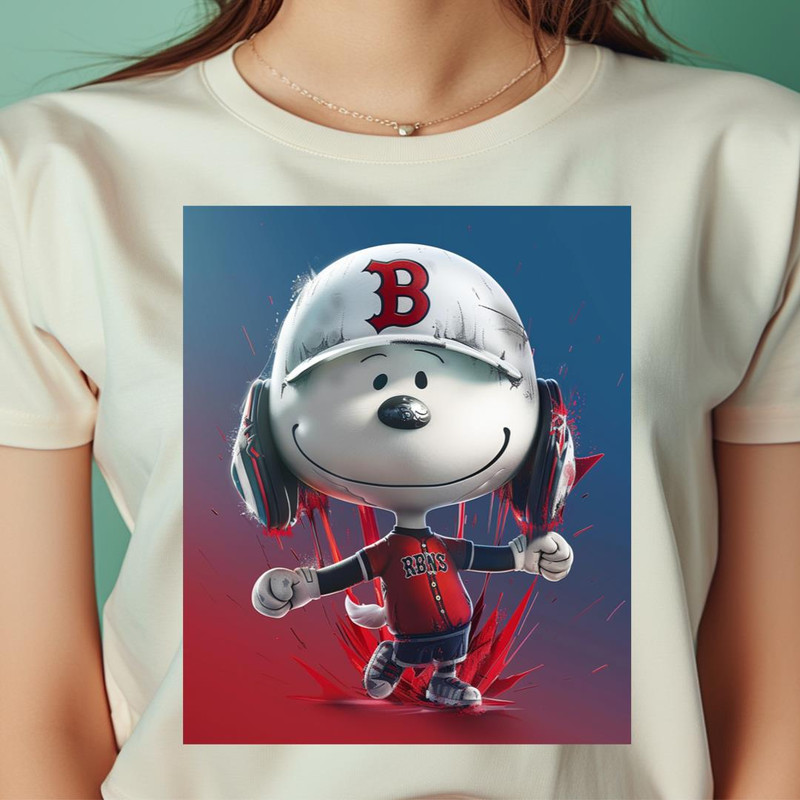 The Boston And Snoopy Connection PNG, Snoopy Vs Boston Red Sox logo PNG, Boston Red Sox Digital Png Files.jpg