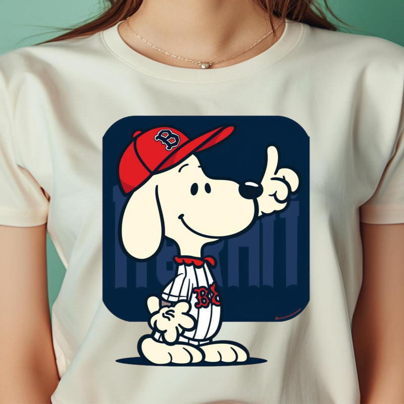 Snoopys Outfield Adventure In Boston PNG, Snoopy Vs Boston Red Sox logo PNG, Boston Red Sox Digital Png Files.jpg