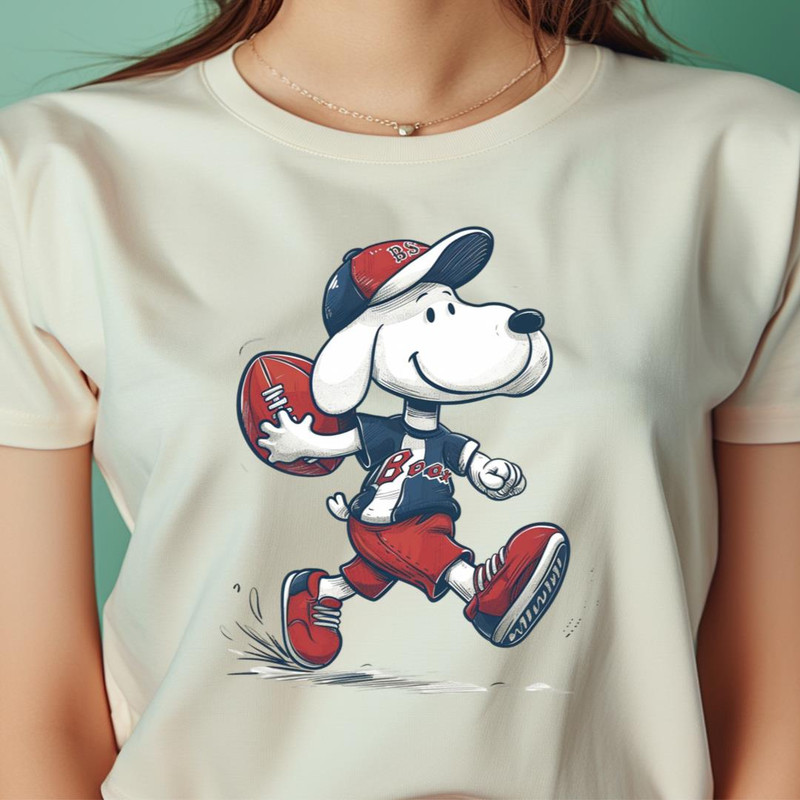 Boston Red Sox Crossover Comics PNG, Snoopy Vs Boston Red Sox logo PNG, Boston Red Sox Digital Png Files.jpg