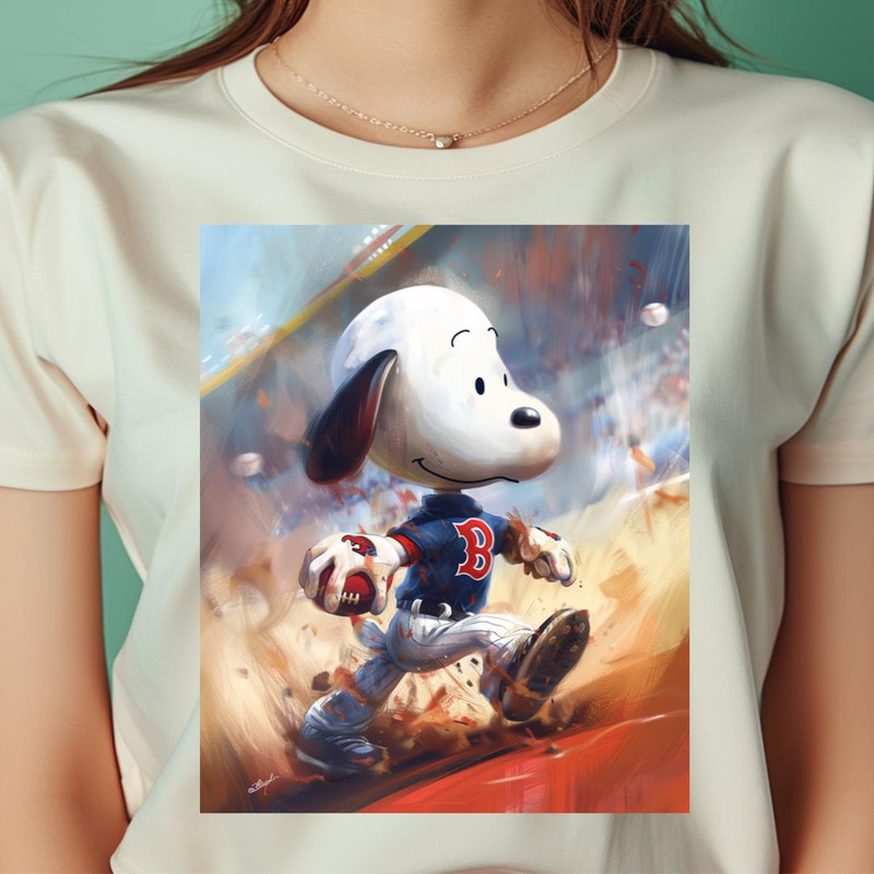 Beagle Escapades In Boston Baseball PNG, Snoopy Vs Boston Red Sox logo PNG, Boston Red Sox Digital Png Files.jpg