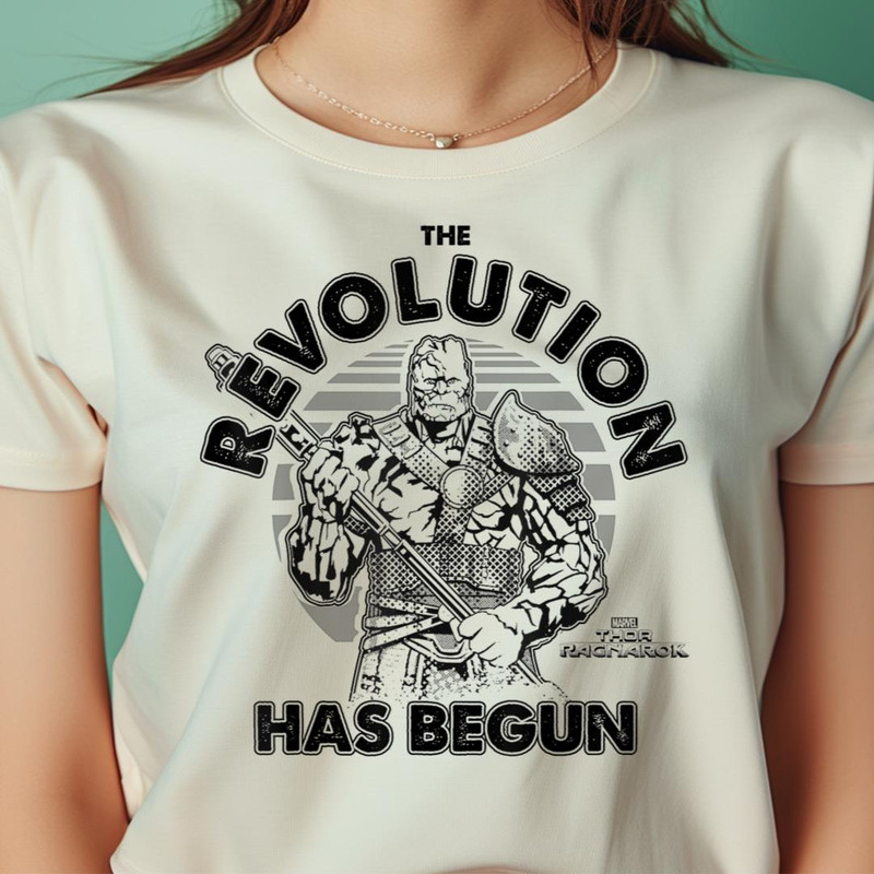 Marvel Thor Ragnarok Korg Revolution Begins Grey Out PNG, Thor PNG, Thor Ragnarok Digital Png Files.jpg