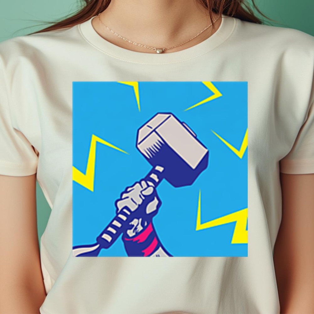 Marvel Thor Mjolnir Hammer Lightning Retro PNG, Thor PNG, Thor Ragnarok Digital Png Files.jpg