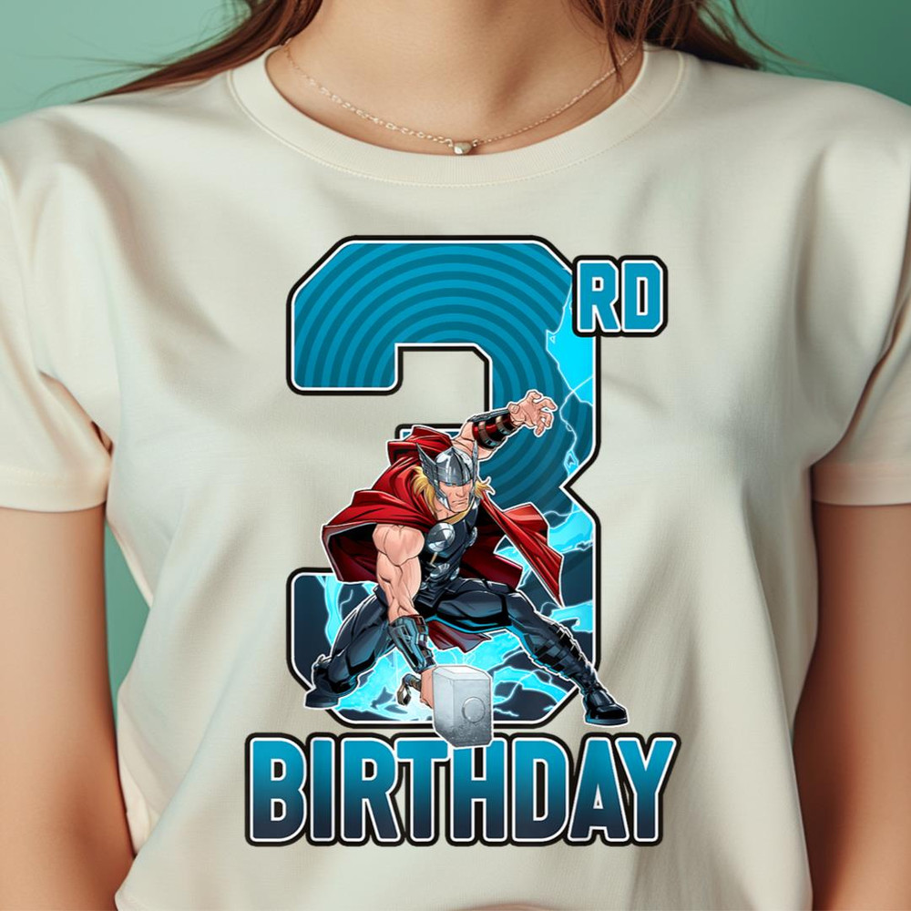 Marvel Thor Hammer 3Rd Birthday PNG, Thor PNG, Thor Ragnarok Digital Png Files.jpg