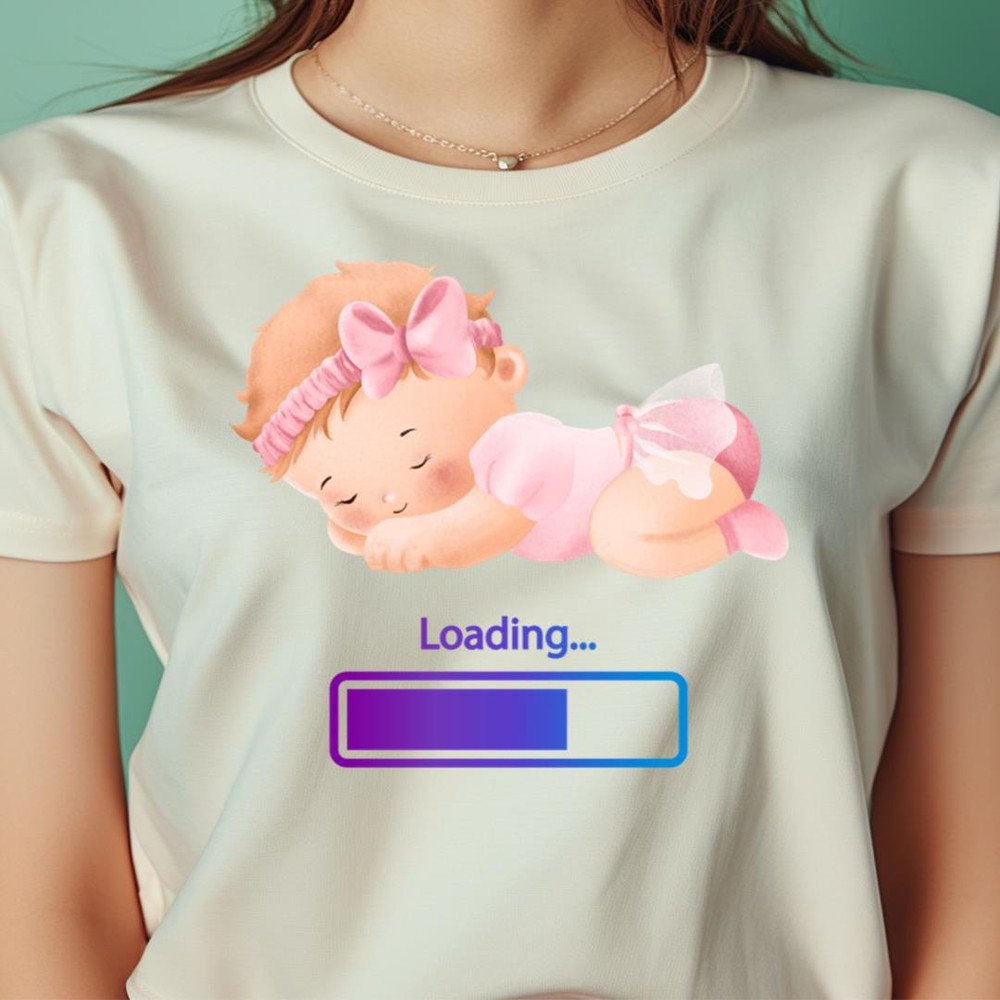 Baby Girl Is Coming Bundle Of Happiness PNG, Pregnancy Reveal PNG.jpg