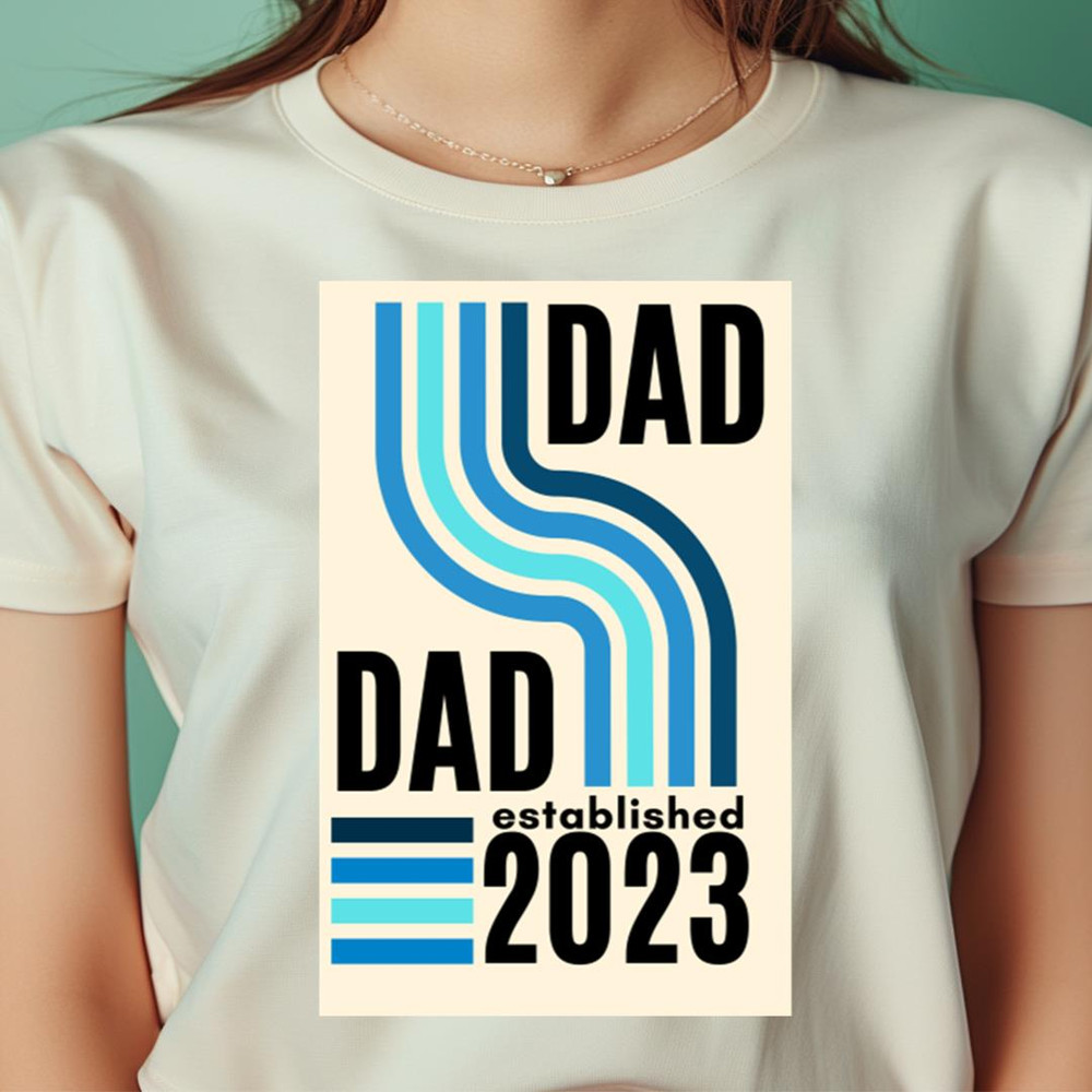 Dad Establised 2023 Treasured Secret PNG, Pregnancy Reveal PNG.jpg