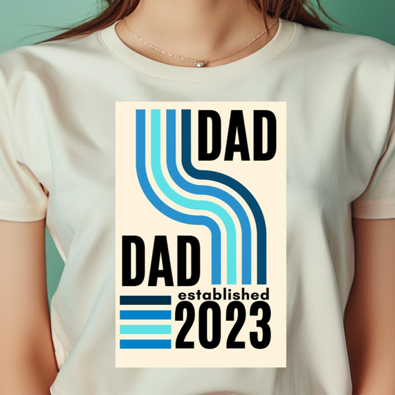 Dad Establised 2023 Treasured Secret PNG, Pregnancy Reveal PNG.jpg