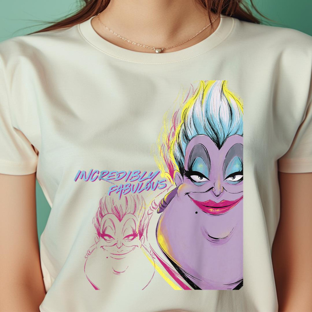 Disney Villains The Little Mermaid Ursula Totally Fabulous PNG, Villains PNG, Disney Villains Digital Png Files.jpg