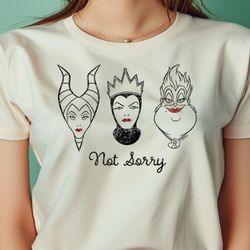 disney villains ursula maleficent evil queen not sorry png, villains png, disney villains digital png files