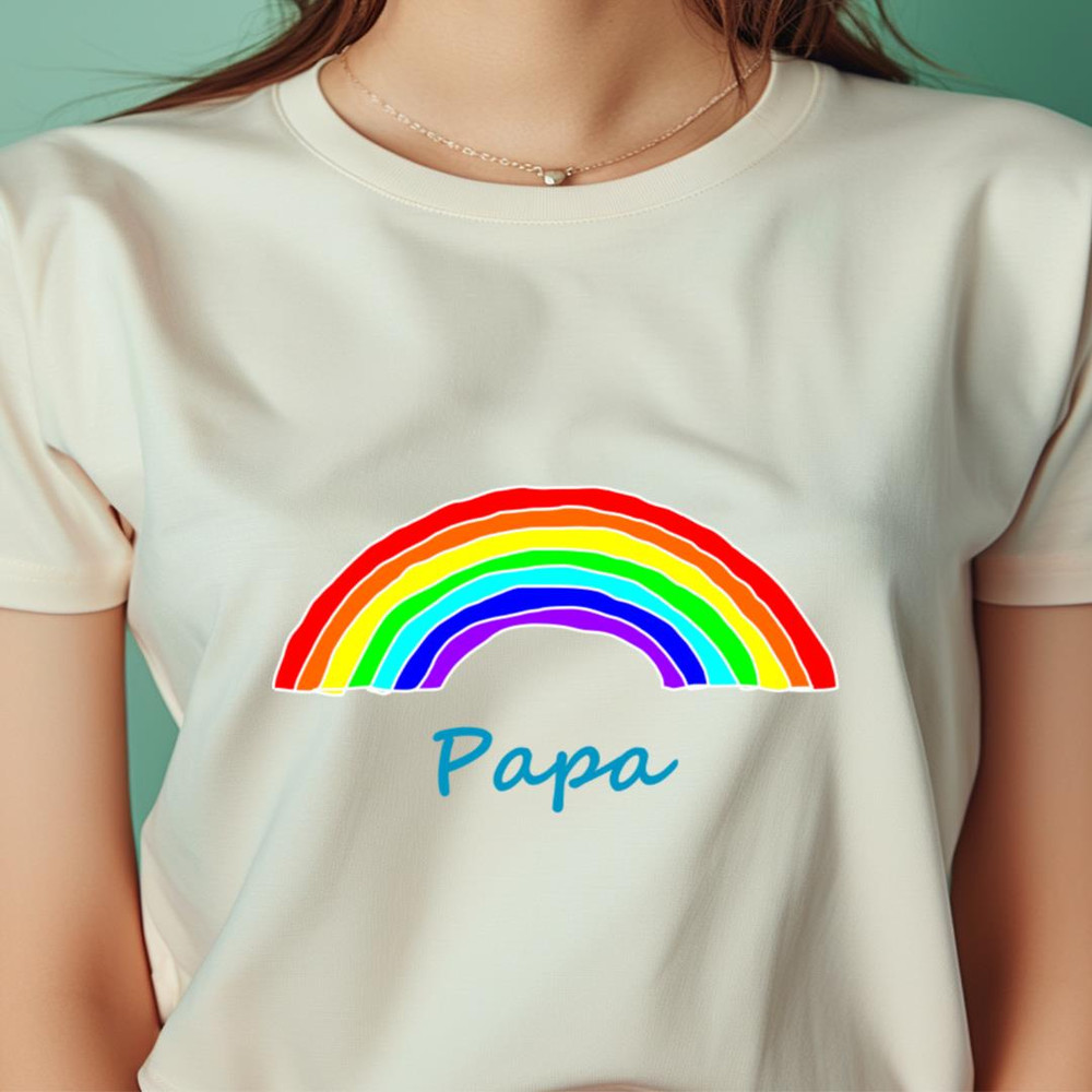 Papa Rainbow Protective Papa PNG, Fathers Day PNG.jpg