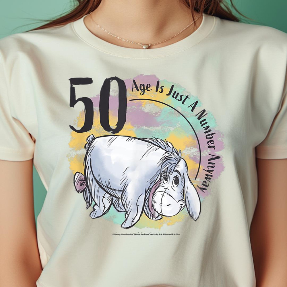 Disney Winnie The Pooh Birthday Eeyore Fiftieth Birthday PNG, Winnie The Pooh PNG, The Pooh Digital Png Files.jpg