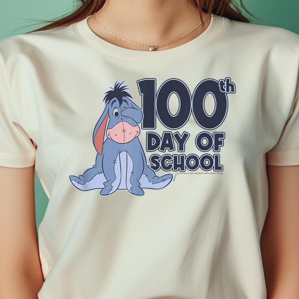 Disney Winnie The Pooh Eeyore 100Th Day Of School Eye Cover PNG, Winnie The Pooh PNG, The Pooh Digital Png Files.jpg