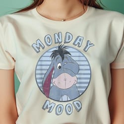 disney winnie the pooh eeyore monday mood vintage circle png, winnie the pooh png, the pooh digital png files