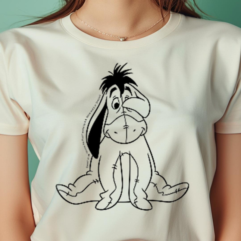 Disney Winnie The Pooh Eeyore Simple Left Chest PNG, Winnie The Pooh PNG, The Pooh Digital Png Files.jpg