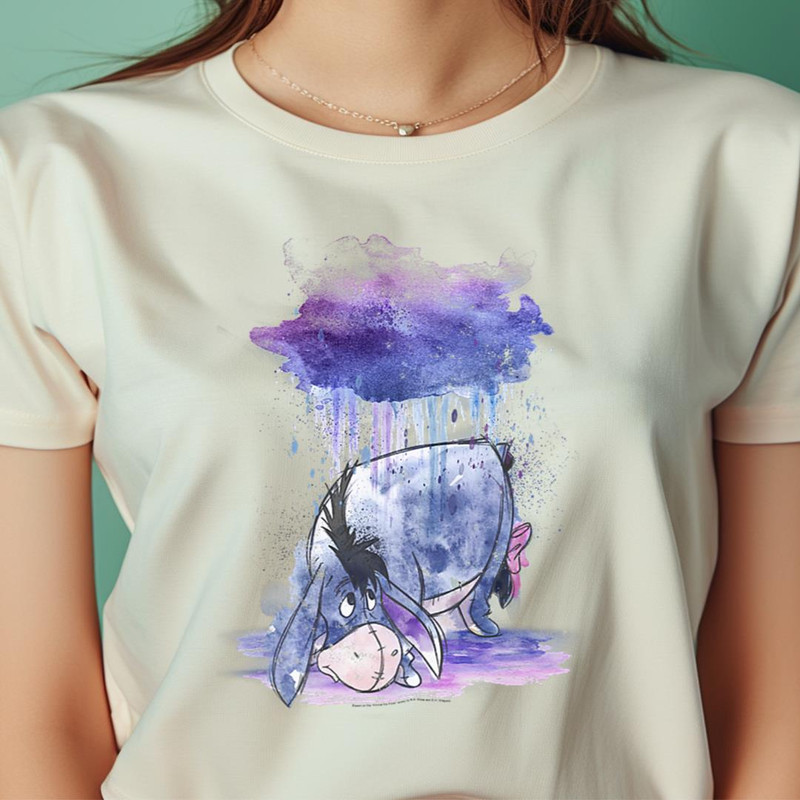 Disney Winnie The Pooh Eeyore Watercolor Rain Cloud Premium PNG, Winnie The Pooh PNG, The Pooh Digital Png Files.jpg