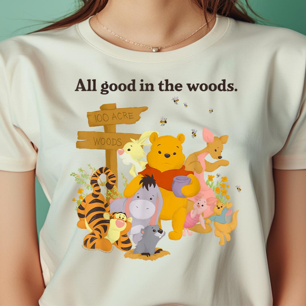 Disney Winnie The Pooh Group Shot All Good In The Woods PNG, Winnie The Pooh PNG, The Pooh Digital Png Files.jpg