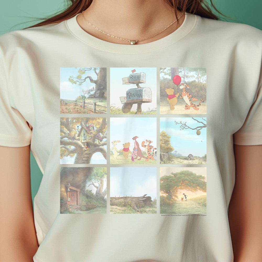 Disney Winnie The Pooh Scene Panels PNG, Winnie The Pooh PNG, The Pooh Digital Png Files.jpg