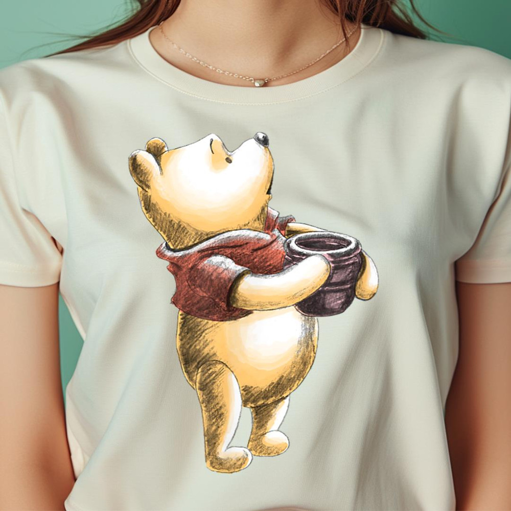 Disney Winnie The Pooh Sketch PNG, Winnie The Pooh PNG, The Pooh Digital Png Files.jpg