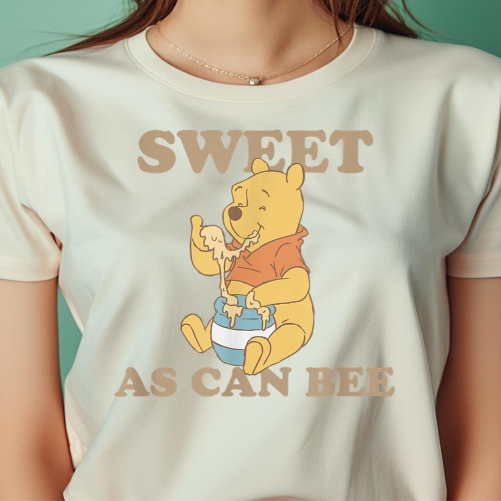 Disney Winnie The Pooh Sweet As Can Bee Eating Honey Vintage PNG, Winnie The Pooh PNG, The Pooh Digital Png Files.jpg