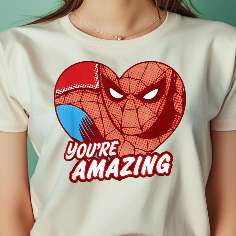 Marvel Comics Spider Man Valentines Day Youre Amazing PNG, Spider Man PNG, Spider Gwen Digital Png Files.jpg