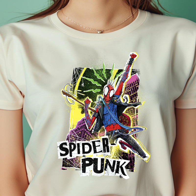 Marvel Spider Man Across The Spider Verse Part 1 Punk Poster PNG, Spider Man PNG, Spider Gwen Digital Png Files.jpg