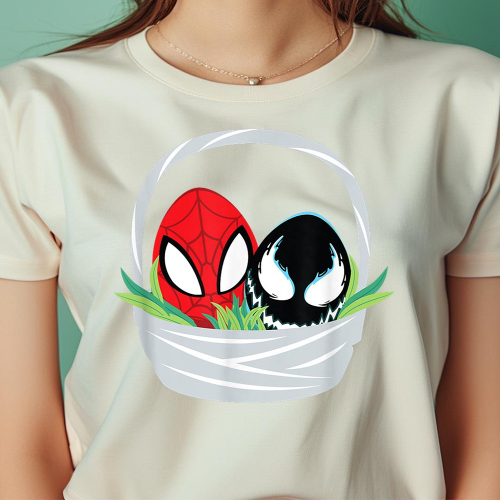 Marvel Spider Man And Venom Easter Basket PNG, Spider Man PNG, Spider Gwen Digital Png Files.jpg
