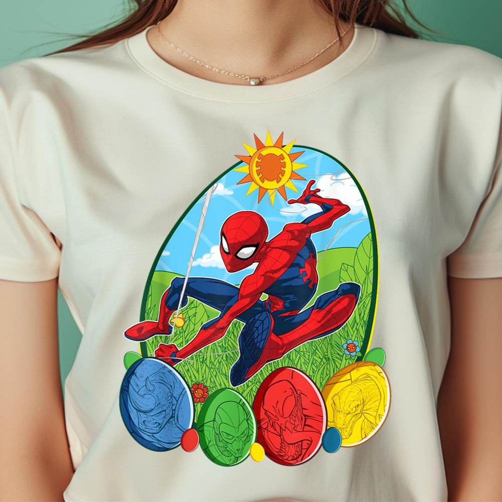 Marvel Spider Man And Villains Easter Egg PNG, Spider Man PNG, Spider Gwen Digital Png Files.jpg