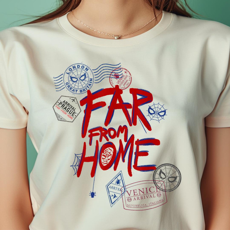 Marvel Spider Man Far From Home Travel Stamps PNG, Spider Man PNG, Spider Gwen Digital Png Files.jpg